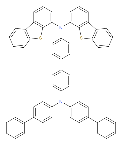 N4,N4-di([1,1'-biphenyl]-4-yl)-N4',N4'-bis(dibenzo[b,d]thiophen-4-yl)-[1,1'-biphenyl]-4,4'-diamine