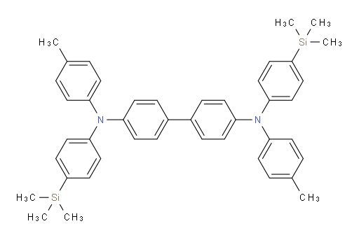 N4,N4'-di-p-tolyl-N4,N4'-bis(4-(trimethylsilyl)phenyl)-[1,1'-biphenyl]-4,4'-diamine