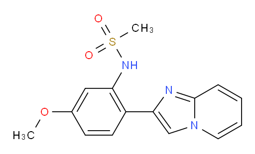 N-(2-(imidazo[1,2-a]pyridin-2-yl)-5-methoxyphenyl)methanesulfonamide
