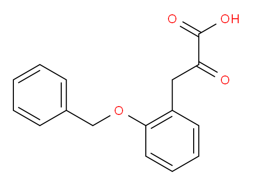 3-(2-(benzyloxy)phenyl)-2-oxopropanoic acid