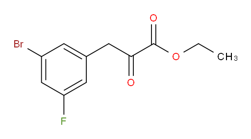 ethyl 3-(3-bromo-5-fluorophenyl)-2-oxopropanoate