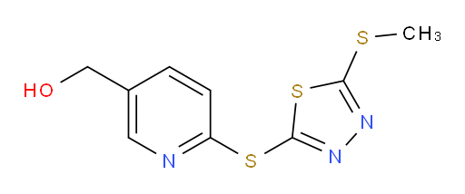(6-((5-(methylthio)-1,3,4-thiadiazol-2-yl)thio)pyridin-3-yl)methanol