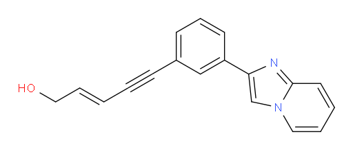 (E)-5-(3-(imidazo[1,2-a]pyridin-2-yl)phenyl)pent-2-en-4-yn-1-ol