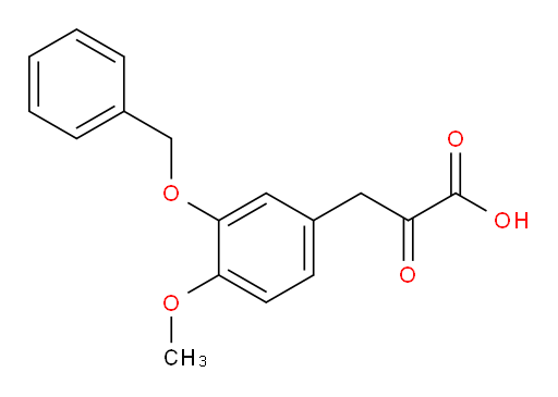 3-(3-(benzyloxy)-4-methoxyphenyl)-2-oxopropanoic acid