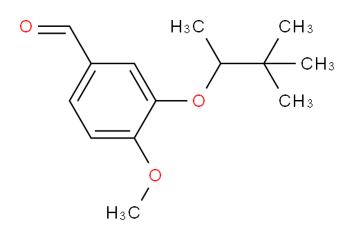 3-((3,3-dimethylbutan-2-yl)oxy)-4-methoxybenzaldehyde