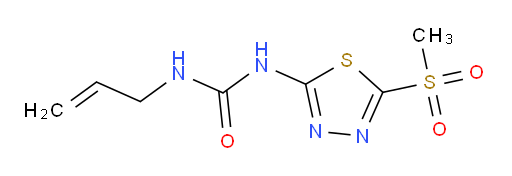 1-allyl-3-(5-(methylsulfonyl)-1,3,4-thiadiazol-2-yl)urea