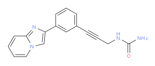 1-(3-(3-(imidazo[1,2-a]pyridin-2-yl)phenyl)prop-2-yn-1-yl)urea