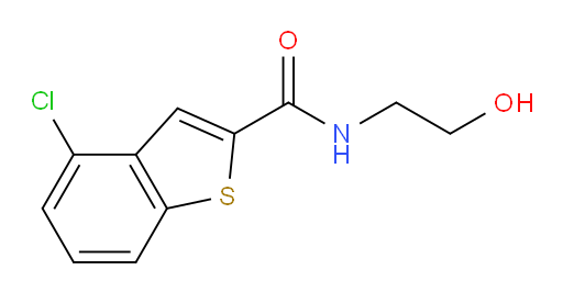 4-chloro-N-(2-hydroxyethyl)benzo[b]thiophene-2-carboxamide