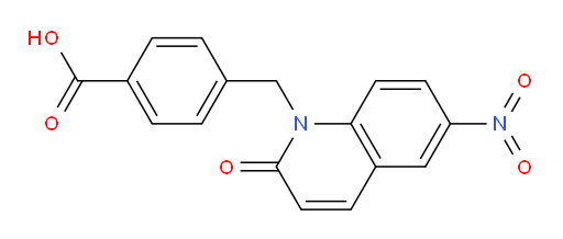 4-((6-nitro-2-oxoquinolin-1(2H)-yl)methyl)benzoic acid
