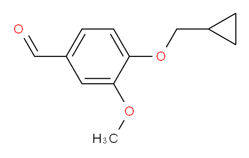 4-(cyclopropylmethoxy)-3-methoxybenzaldehyde
