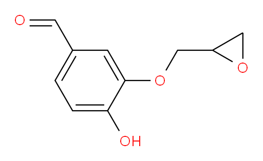 4-hydroxy-3-(oxiran-2-ylmethoxy)benzaldehyde