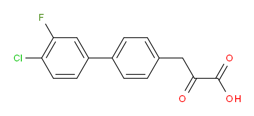 3-(4'-chloro-3'-fluoro-[1,1'-biphenyl]-4-yl)-2-oxopropanoic acid