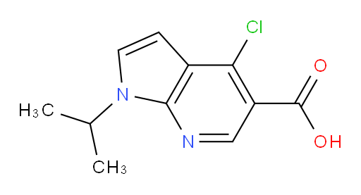 4-chloro-1-isopropyl-1H-pyrrolo[2,3-b]pyridine-5-carboxylic acid
