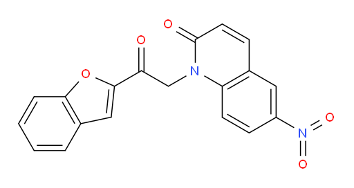 1-(2-(benzofuran-2-yl)-2-oxoethyl)-6-nitroquinolin-2(1H)-one