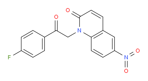 1-(2-(4-fluorophenyl)-2-oxoethyl)-6-nitroquinolin-2(1H)-one