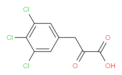 2-oxo-3-(3,4,5-trichlorophenyl)propanoic acid