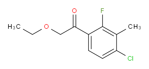 1-(4-chloro-2-fluoro-3-methylphenyl)-2-ethoxyethanone