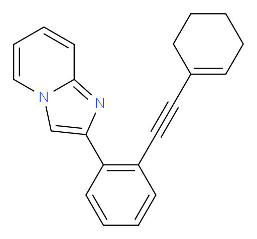 2-(2-(cyclohex-1-en-1-ylethynyl)phenyl)imidazo[1,2-a]pyridine