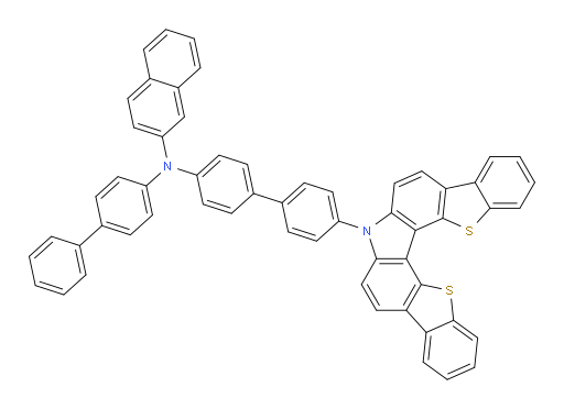 N-(4'-(7H-benzo[4,5]thieno[3,2-c]benzo[4,5]thieno[2,3-g]carbazol-7-yl)-[1,1'-biphenyl]-4-yl)-N-([1,1'-biphenyl]-4-yl)naphthalen-2-amine