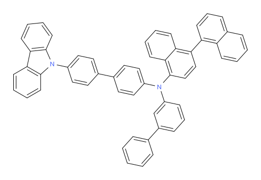 N-(4'-(9H-carbazol-9-yl)-[1,1'-biphenyl]-4-yl)-N-([1,1'-biphenyl]-3-yl)-[1,1'-binaphthalen]-4-amine