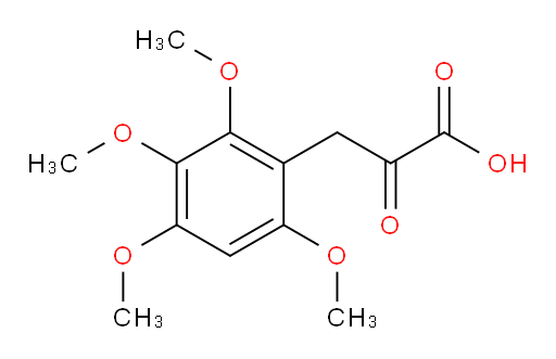 2-oxo-3-(2,3,4,6-tetramethoxyphenyl)propanoic acid