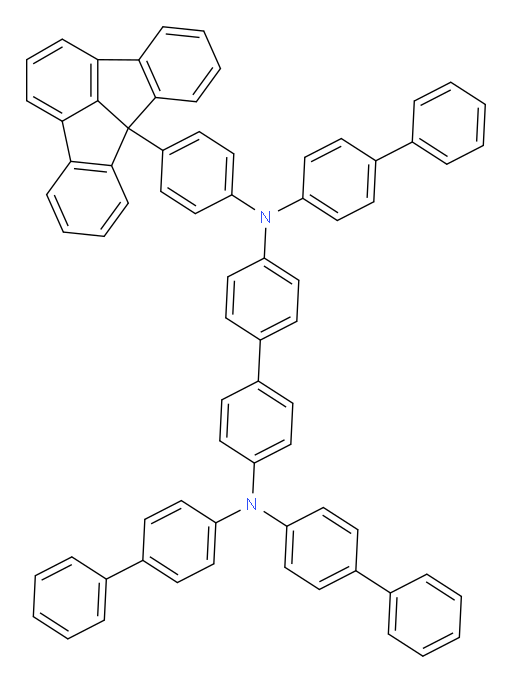 N4-(4-(7bH-indeno[1,2,3-jk]fluoren-7b-yl)phenyl)-N4,N4',N4'-tri([1,1'-biphenyl]-4-yl)-[1,1'-biphenyl]-4,4'-diamine
