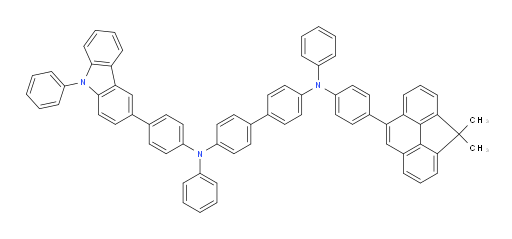 N4-(4-(4,4-dimethyl-4H-cyclopenta[def]phenanthren-8-yl)phenyl)-N4,N4'-diphenyl-N4'-(4-(9-phenyl-9H-carbazol-3-yl)phenyl)-[1,1'-biphenyl]-4,4'-diamine