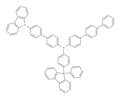 N-(4'-(9H-carbazol-9-yl)-[1,1'-biphenyl]-4-yl)-N-(4-(9-phenyl-9H-fluoren-9-yl)phenyl)-[1,1':4',1''-terphenyl]-4-amine