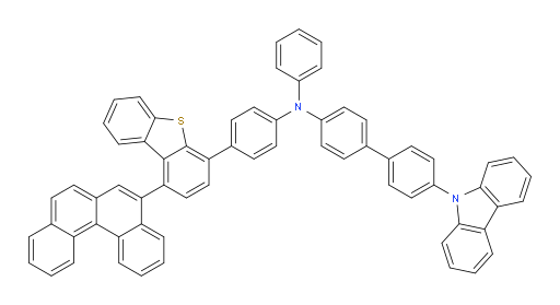 N-(4-(1-(benzo[c]phenanthren-5-yl)dibenzo[b,d]thiophen-4-yl)phenyl)-4'-(9H-carbazol-9-yl)-N-phenyl-[1,1'-biphenyl]-4-amine