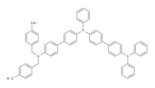 N4-(4'-(bis(4-methylbenzyl)amino)-[1,1'-biphenyl]-4-yl)-N4,N4',N4'-triphenyl-[1,1'-biphenyl]-4,4'-diamine