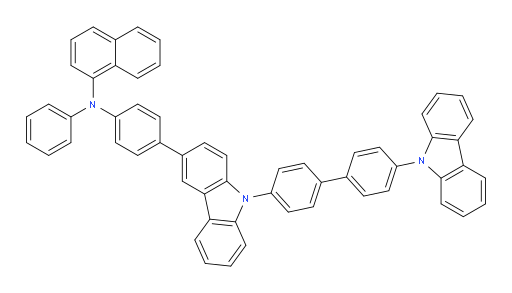 N-(4-(9-(4'-(9H-carbazol-9-yl)-[1,1'-biphenyl]-4-yl)-9H-carbazol-3-yl)phenyl)-N-phenylnaphthalen-1-amine
