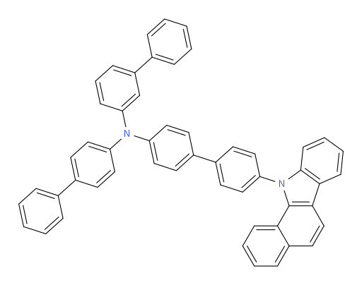 N-(4'-(11H-benzo[a]carbazol-11-yl)-[1,1'-biphenyl]-4-yl)-N-([1,1'-biphenyl]-4-yl)-[1,1'-biphenyl]-3-amine