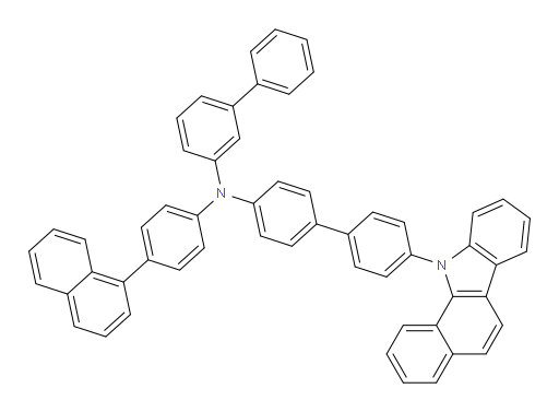 N-(4'-(11H-benzo[a]carbazol-11-yl)-[1,1'-biphenyl]-4-yl)-N-(4-(naphthalen-1-yl)phenyl)-[1,1'-biphenyl]-3-amine