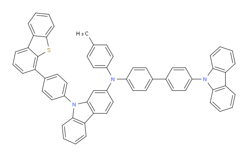 N-(4'-(9H-carbazol-9-yl)-[1,1'-biphenyl]-4-yl)-9-(4-(dibenzo[b,d]thiophen-4-yl)phenyl)-N-(p-tolyl)-9H-carbazol-2-amine