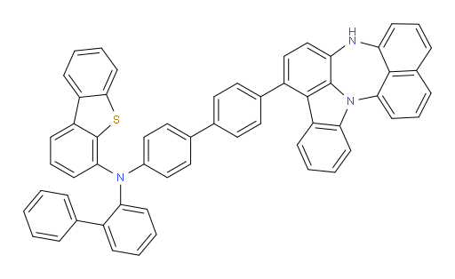 N-(4'-(4H-naphtho[1',8':5,6,7][1,4]diazepino[3,2,1-jk]carbazol-7-yl)-[1,1'-biphenyl]-4-yl)-N-([1,1'-biphenyl]-2-yl)dibenzo[b,d]thiophen-4-amine
