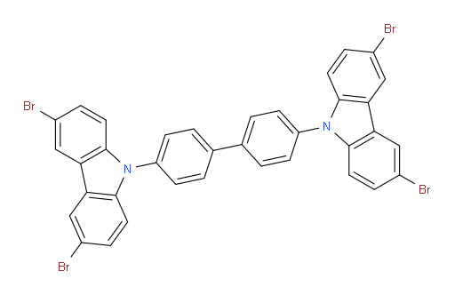 4,4'-bis(3,6-dibromo-9H-carbazol-9-yl)-1,1'-biphenyl