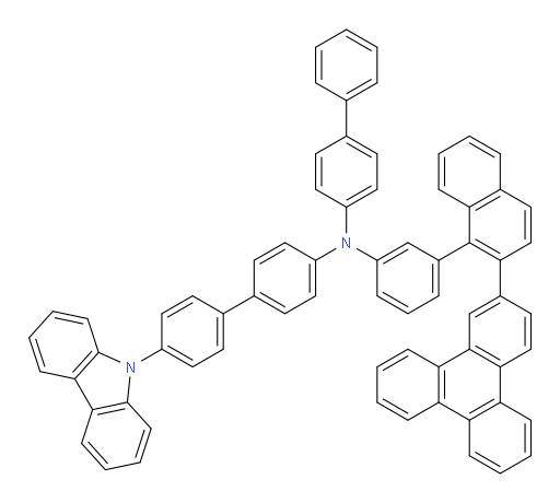 N-([1,1'-biphenyl]-4-yl)-4'-(9H-carbazol-9-yl)-N-(3-(2-(triphenylen-2-yl)naphthalen-1-yl)phenyl)-[1,1'-biphenyl]-4-amine