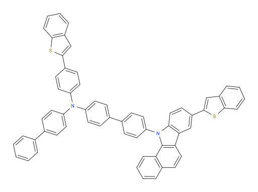 N-([1,1'-biphenyl]-4-yl)-4'-(8-(benzo[b]thiophen-2-yl)-11H-benzo[a]carbazol-11-yl)-N-(4-(benzo[b]thiophen-2-yl)phenyl)-[1,1'-biphenyl]-4-amine