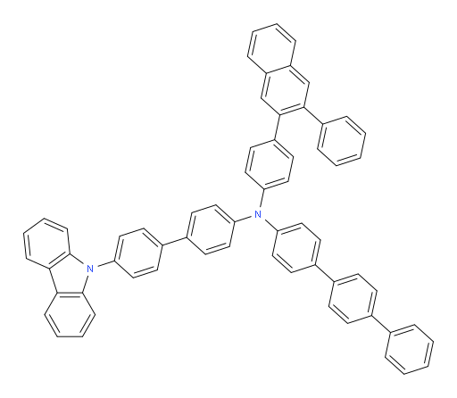 N-(4'-(9H-carbazol-9-yl)-[1,1'-biphenyl]-4-yl)-N-(4-(3-phenylnaphthalen-2-yl)phenyl)-[1,1':4',1''-terphenyl]-4-amine