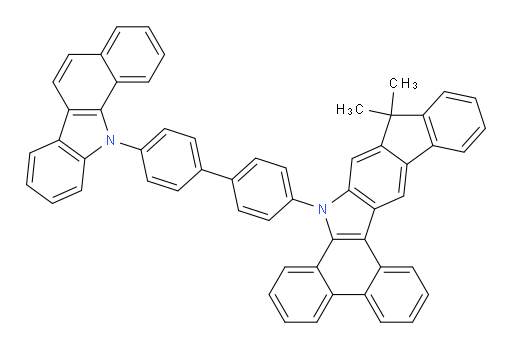 9-(4'-(11H-benzo[a]carbazol-11-yl)-[1,1'-biphenyl]-4-yl)-11,11-dimethyl-9,11-dihydrodibenzo[a,c]indeno[1,2-h]carbazole