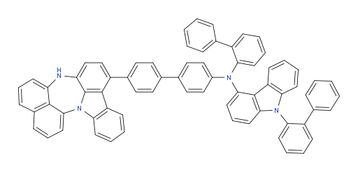 N-(4'-(4H-naphtho[1',8':5,6,7][1,4]diazepino[3,2,1-jk]carbazol-7-yl)-[1,1'-biphenyl]-4-yl)-N,9-di([1,1'-biphenyl]-2-yl)-9H-carbazol-4-amine