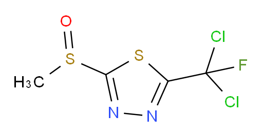 2-(dichlorofluoromethyl)-5-(methylsulfinyl)-1,3,4-thiadiazole