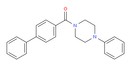 1-{[1,1'-biphenyl]-4-carbonyl}-4-phenylpiperazine