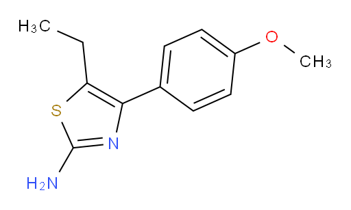 5-ethyl-4-(4-methoxyphenyl)-1,3-thiazol-2-amine