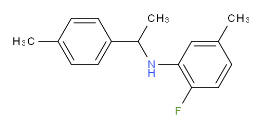 2-fluoro-5-methyl-N-[1-(4-methylphenyl)ethyl]aniline