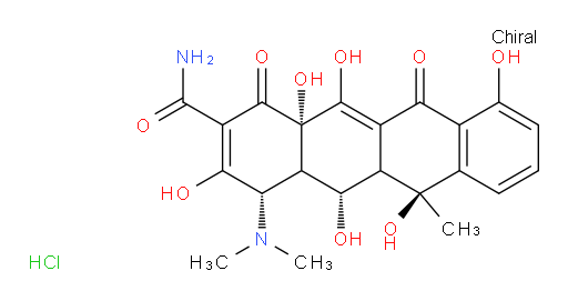 (4S,5S,6S,12aS)-4-(dimethylamino)-3,5,6,10,12,12a-hexahydroxy-6-methyl-1,11-dioxo-1,4,4a,5,5a,6,11,12a-octahydrotetracene-2-carboxamide hydrochloride