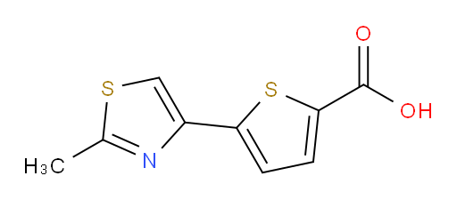 5-(2-methyl-1,3-thiazol-4-yl)thiophene-2-carboxylic acid