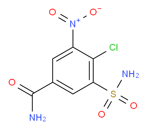 4-chloro-3-nitro-5-sulfamoylbenzamide