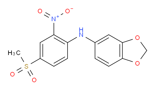 N-(4-methanesulfonyl-2-nitrophenyl)-1,3-dioxaindan-5-amine