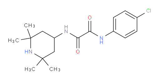 N'-(4-chlorophenyl)-N-(2,2,6,6-tetramethylpiperidin-4-yl)ethanediamide